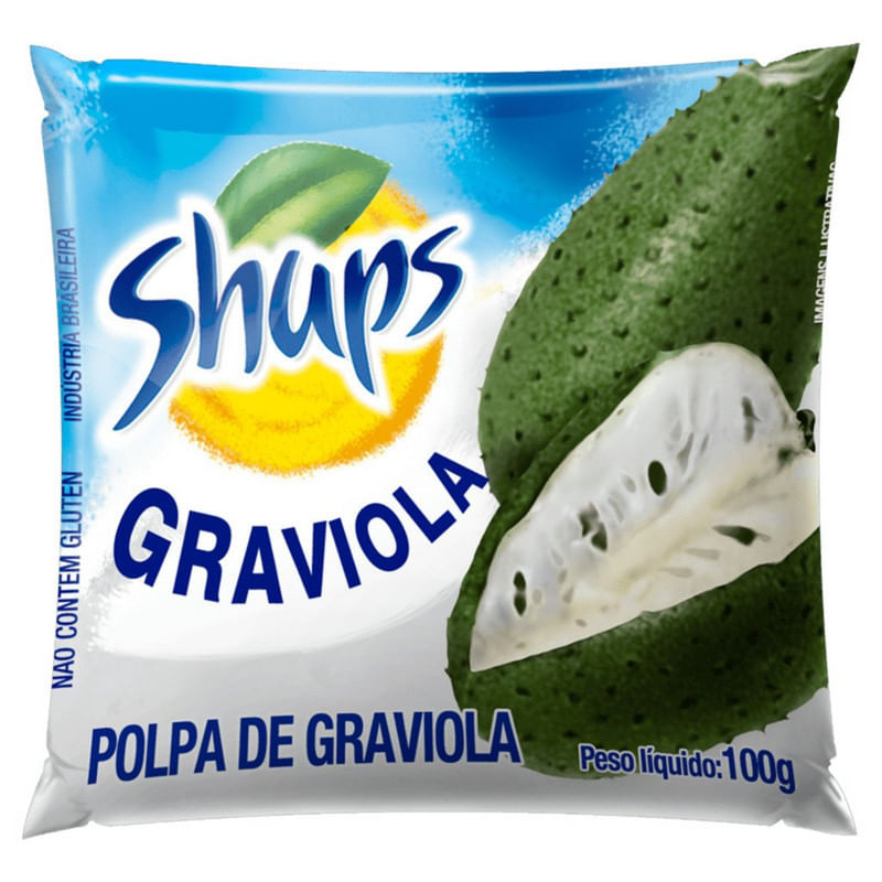 Polpa de Suco Congelador Shups Graviola 100 g