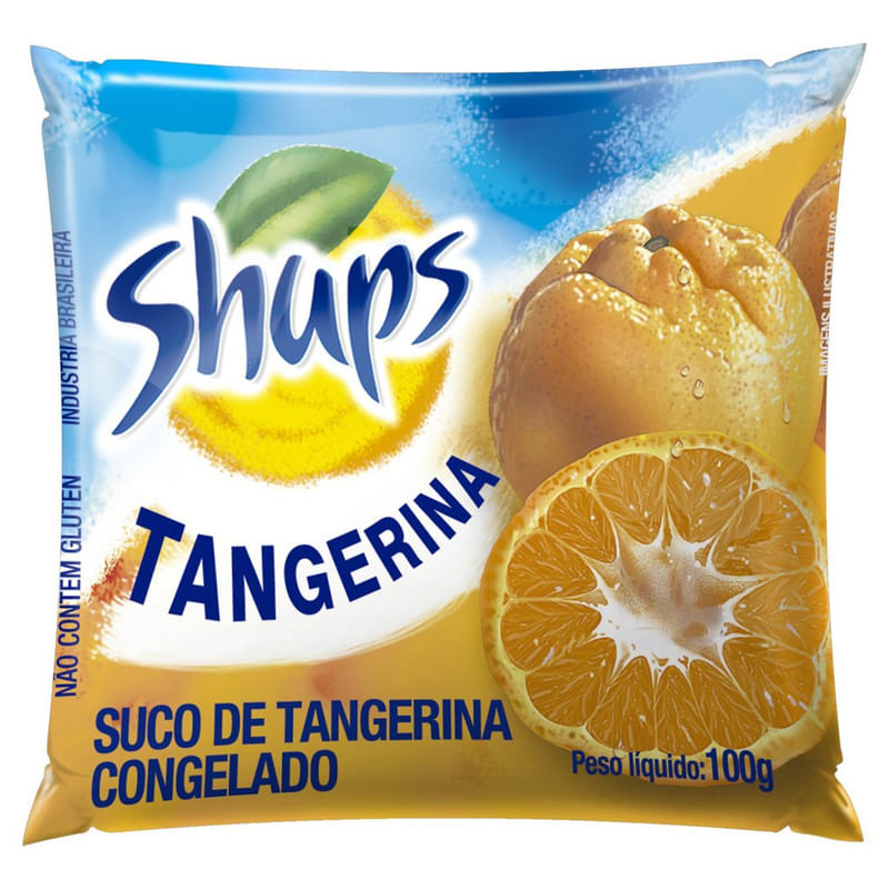 Polpa de Suco Congelador Shups Tangerina 100 g