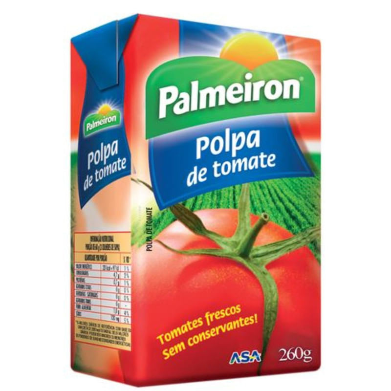 Polpa de Tomate Palmeiron Caixa 260g