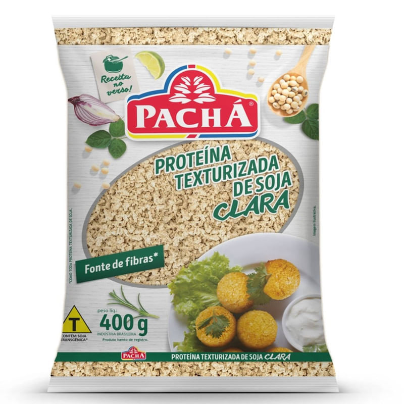 Proteína Texturizada de Soja Clara Pachá Pacote 400g