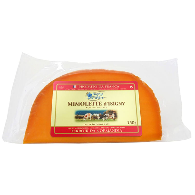 Queijo Curado Mimolette d&apos;Isigny Pedaço 150g