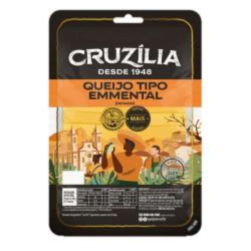 Queijo Emmental Cruzilia Fatiado 100g