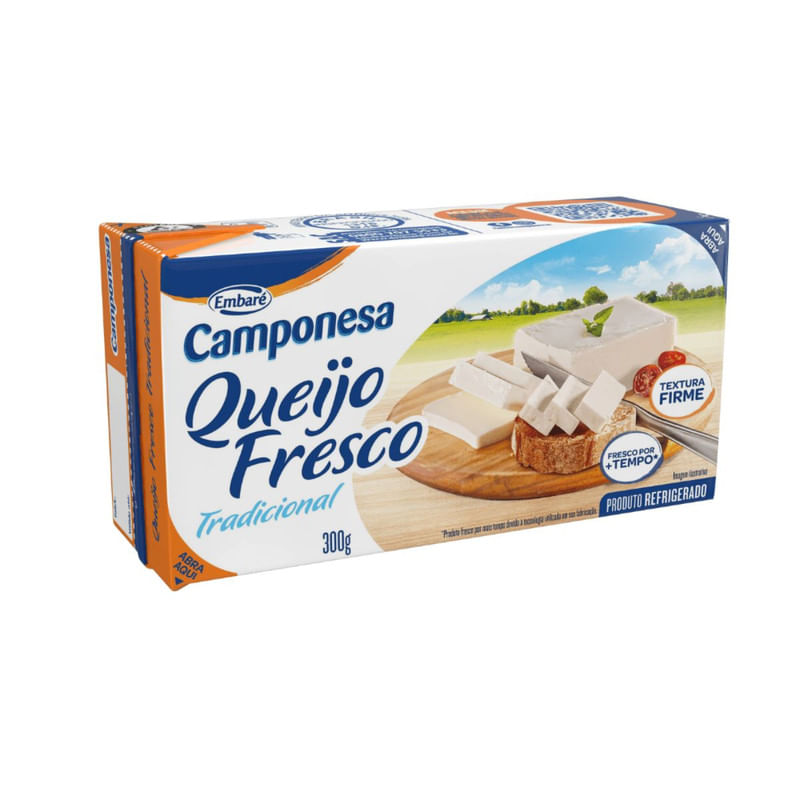 Queijo Fresco Camponesa Tradicional com 300 g