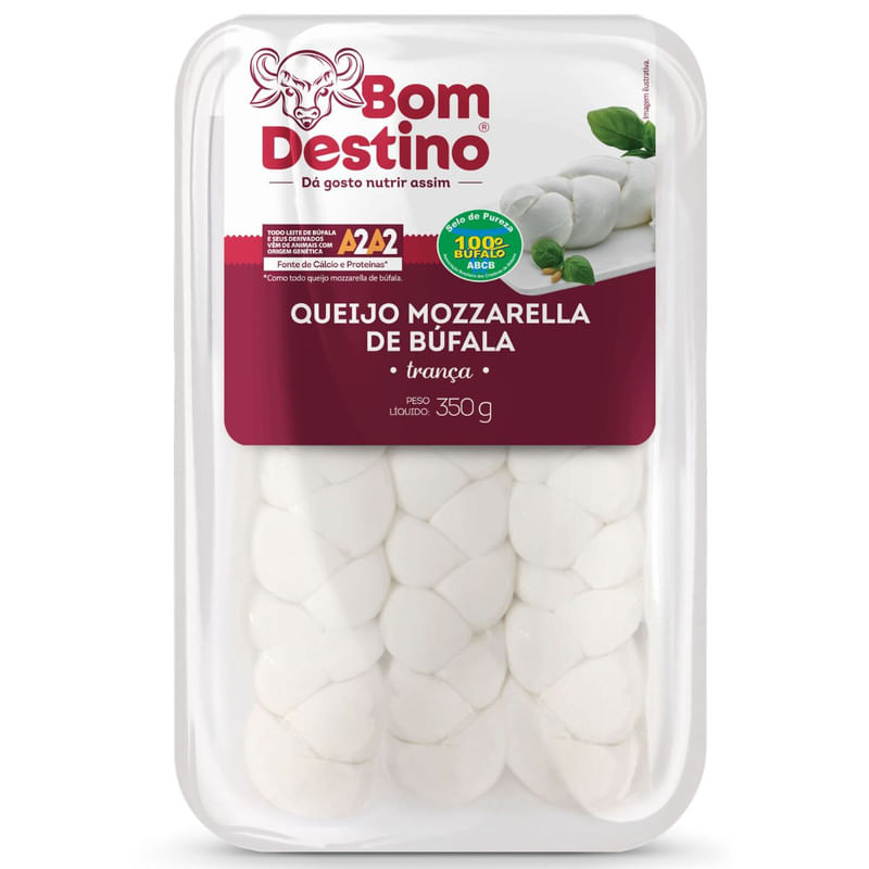 Queijo Mozzarella Bufala Traça Bom Destino Bandeja 350g