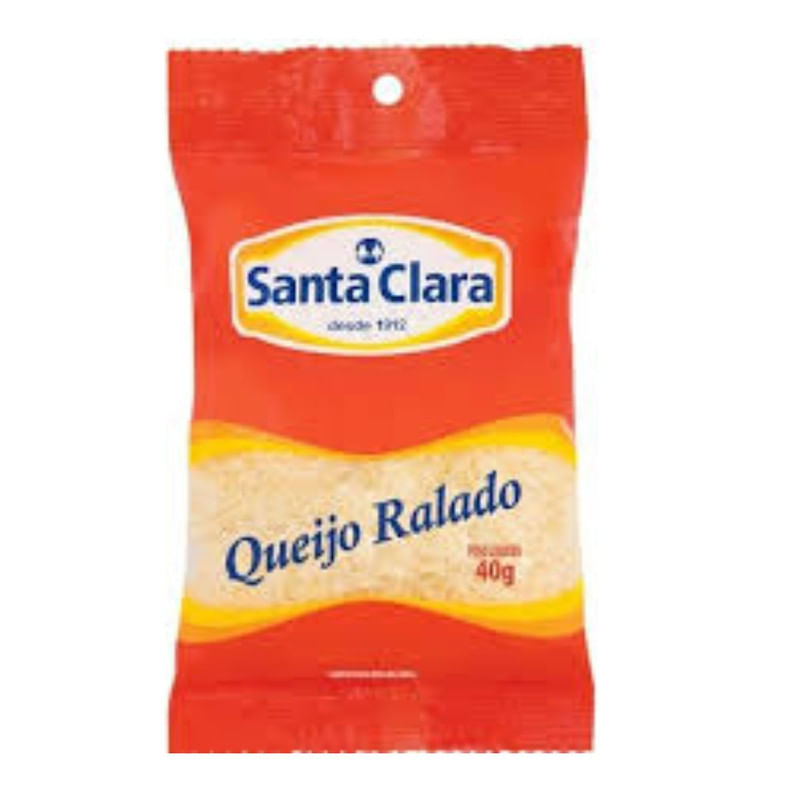 Queijo Ralado Santa Clara Pacote Com 40g