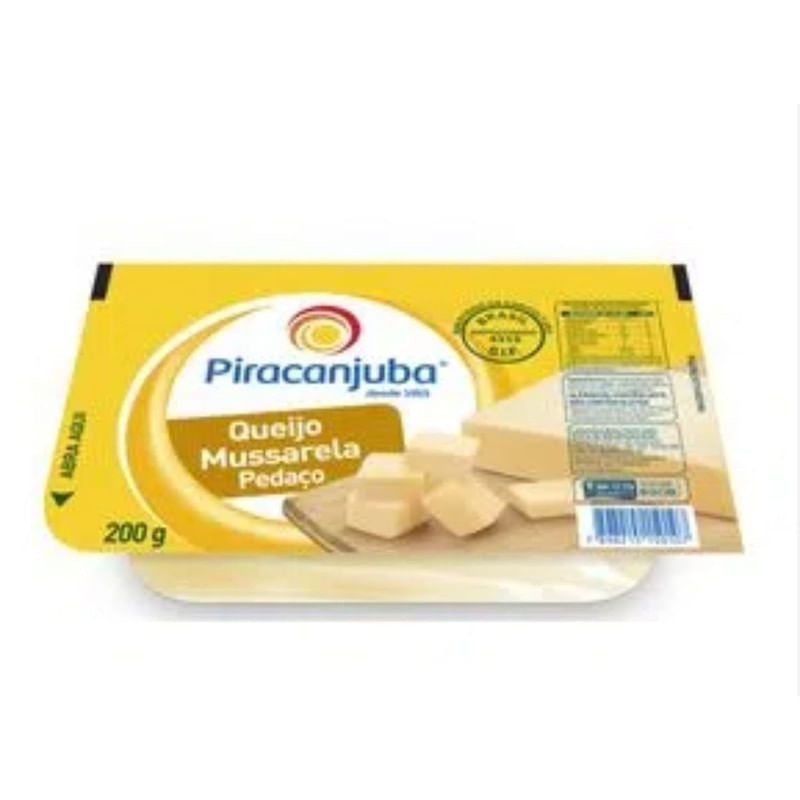 Queijo de Mussarela Fatiado Piracanjuba 500g