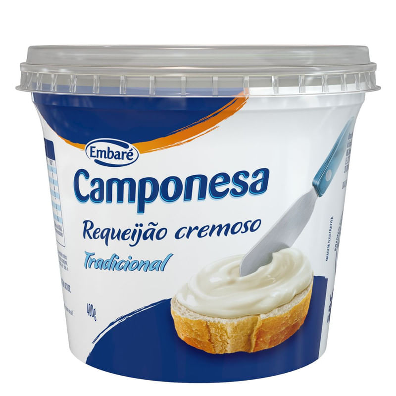 Requeijão Cremoso Tradicional Camponesa 400g