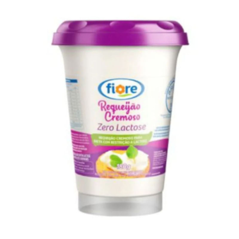 Requeijão Zero Lactose Fiore 180g