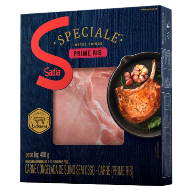 Rib Suíno Speciale Sadia Congelado 400g