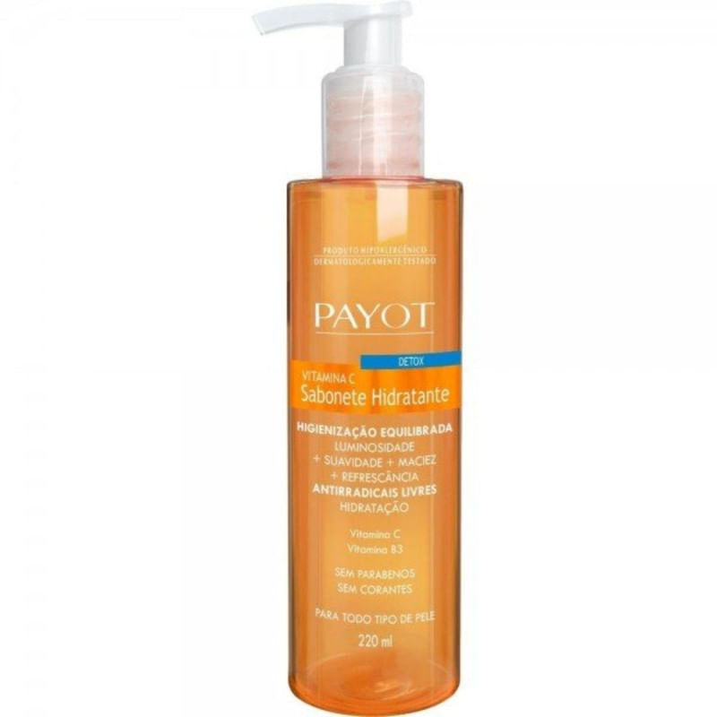 Sabonete Hidratante Detox Vitamina C Payot com 220 ml