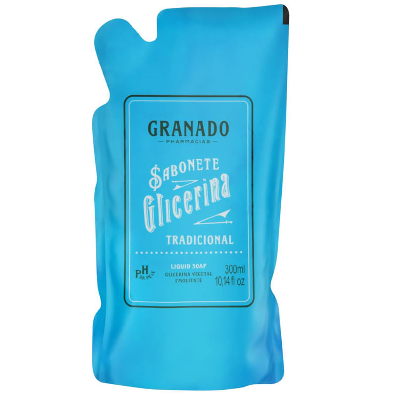 SaboneteLíquido de Glicerina Tradicional Granado Refil 300ml