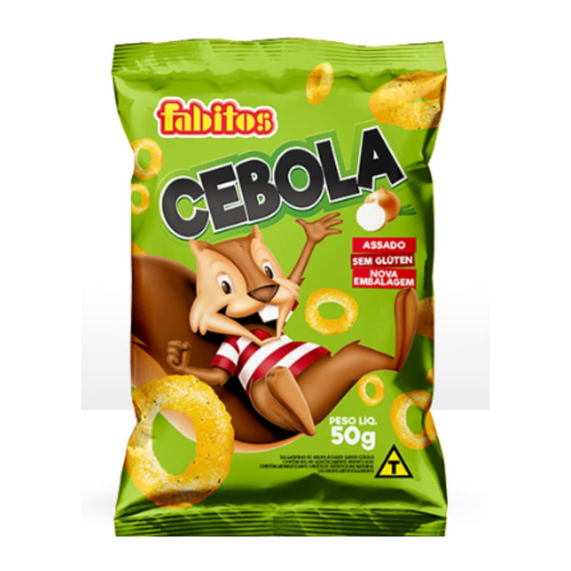 Salgadinho De Milho Sabor Cebola Fabitos 50g