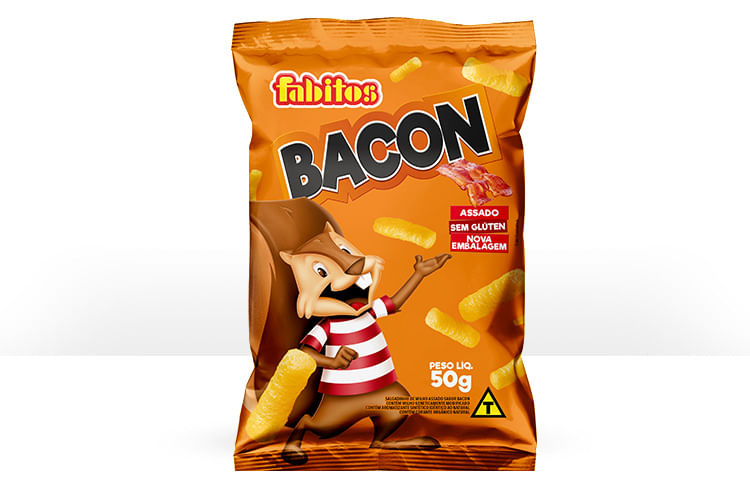 Salgadinho Fabitos Bacon 50 g