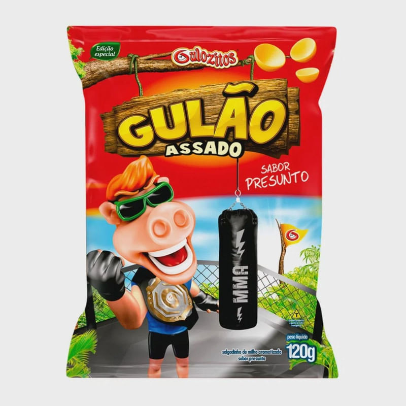 Salgadinho Gulão Assado Presunto Fabitos 120g