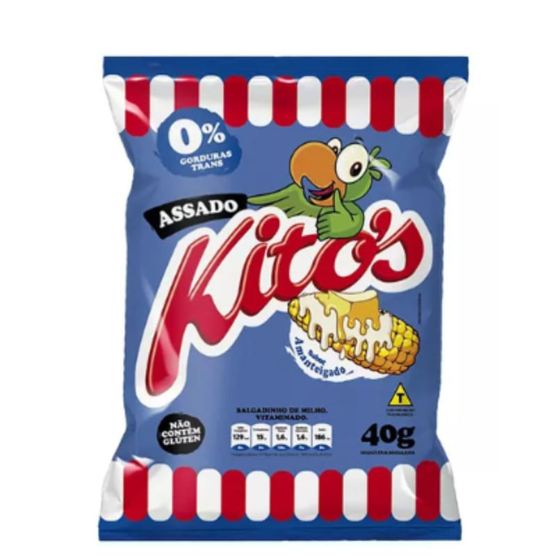 Salgadinho de Milho amanteigado Kito&apos;s 40g