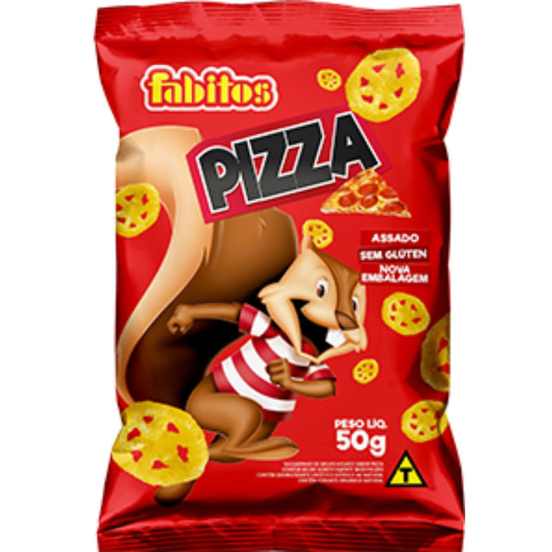 Salgadinho de Pizza Fabitos Pacote 50g