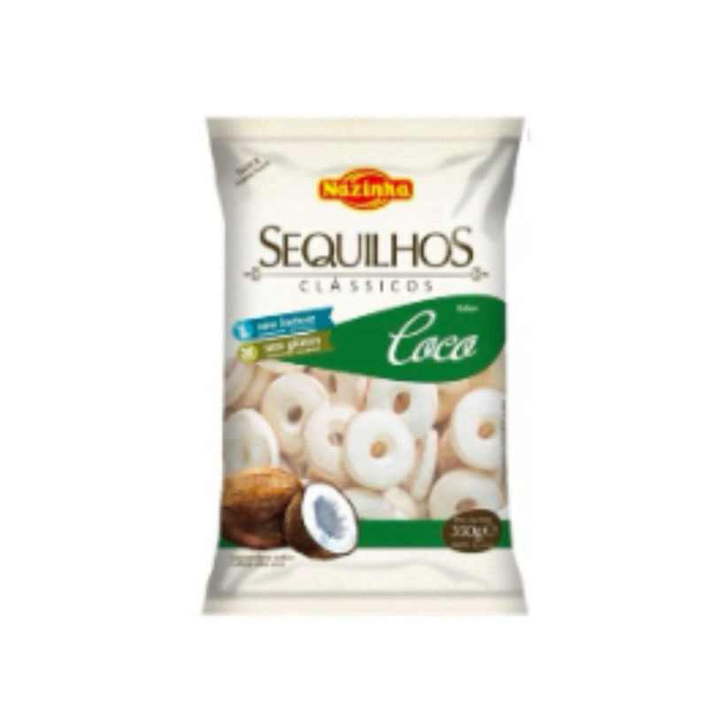 Sequilhos Sabor Coco Nazinha 350g