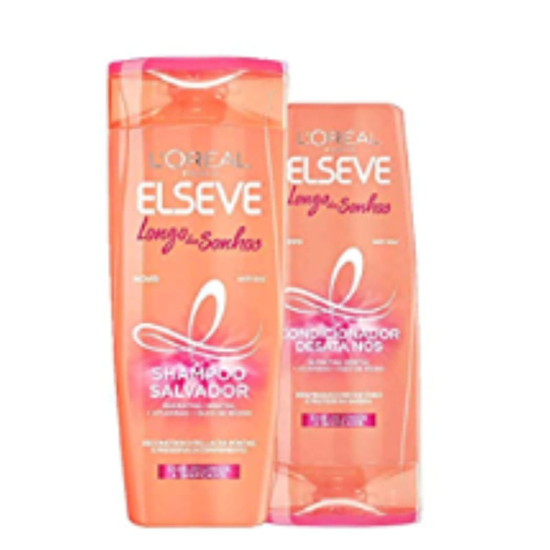 Shampoo 375ml e Condicionador 170ml Longo dos Sonhos Elseve