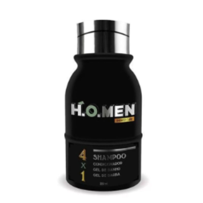 Shampoo 4 em 1 Homen Black 300ml