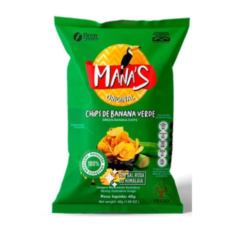 Snacks Mana&apos;s Banana Verde 48g