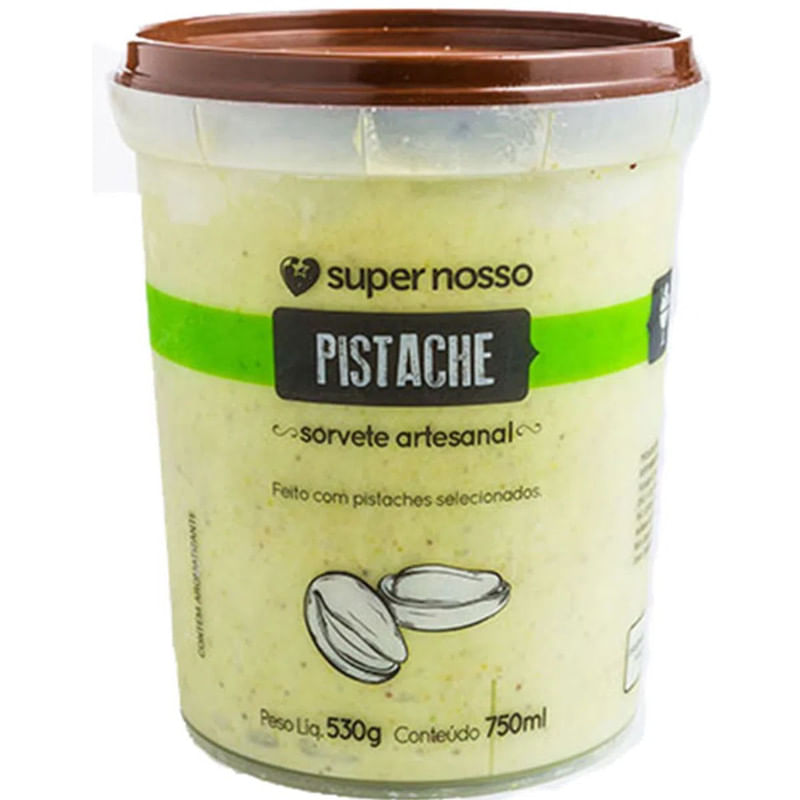 Sorvete Artesanal Sabor Pistache Carrefour 750ml