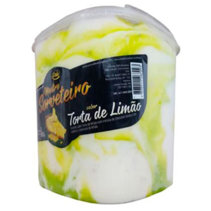 Sorvete De Torta De Limão Dale 2l