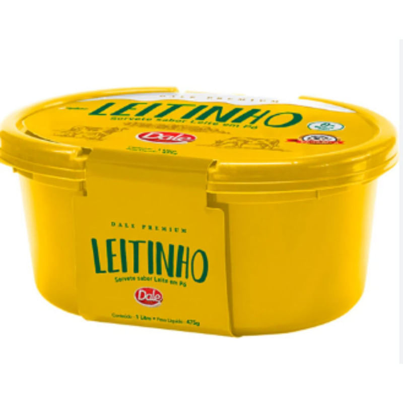 Sorvete Leitinho Dale 1l