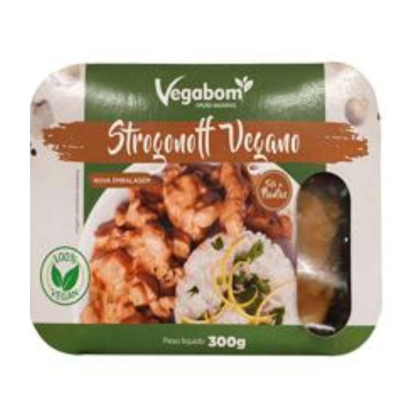 Strogonoff Vegetal Vegabom 300g