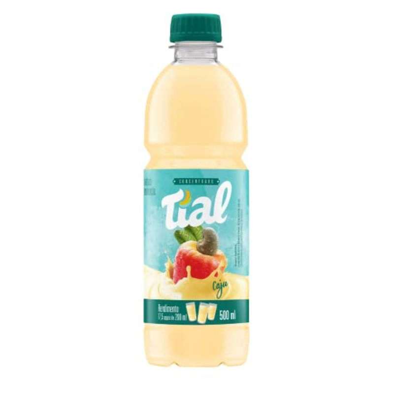 Suco Concentrado de Caju Tial Com 500ml