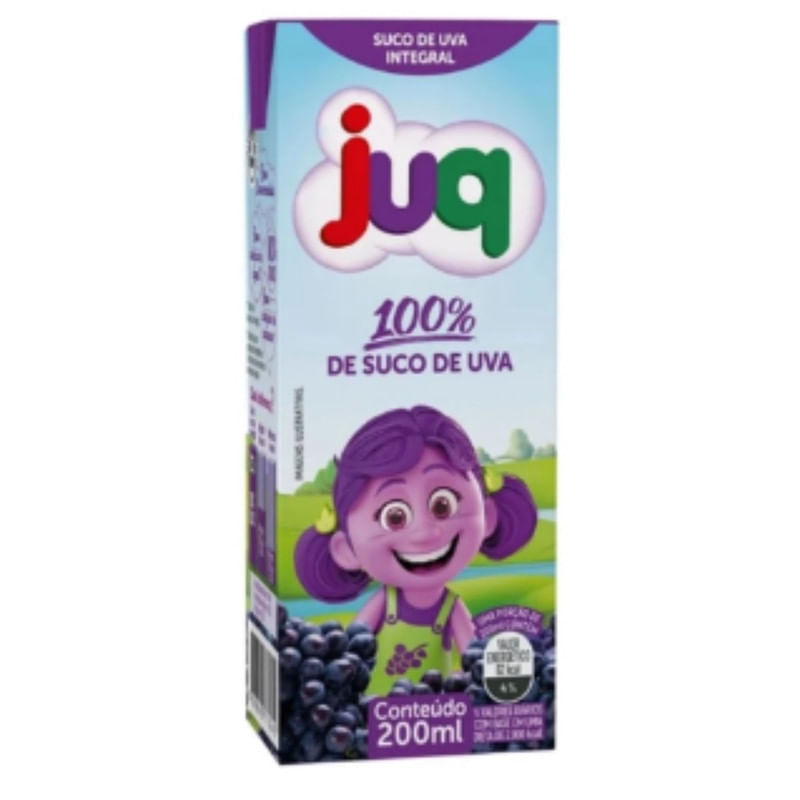 Suco Integral De Uva Juq 200ml