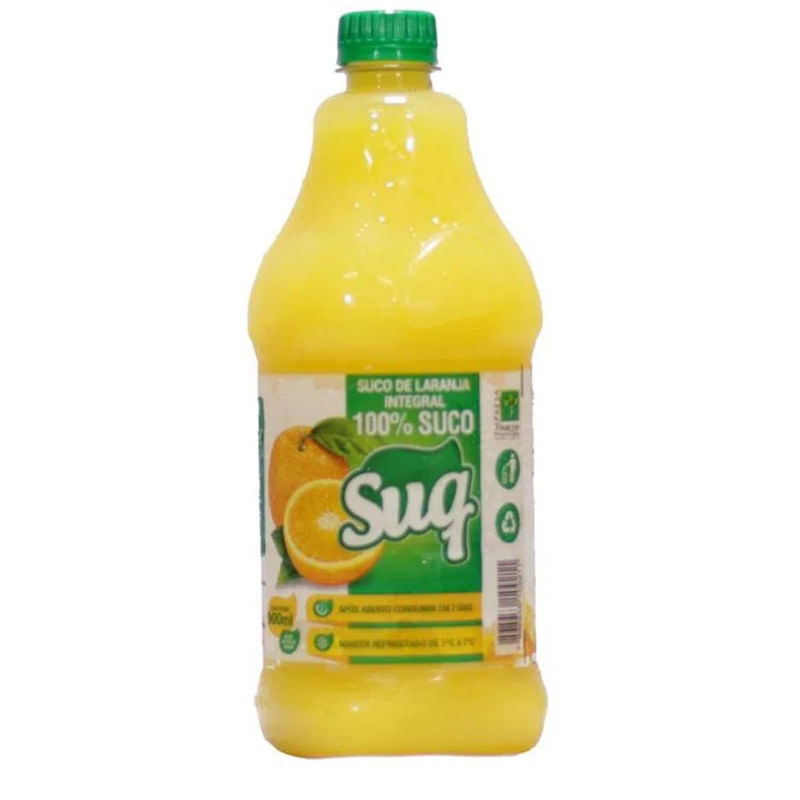 Suco Integral de Laranja Suq 900ml