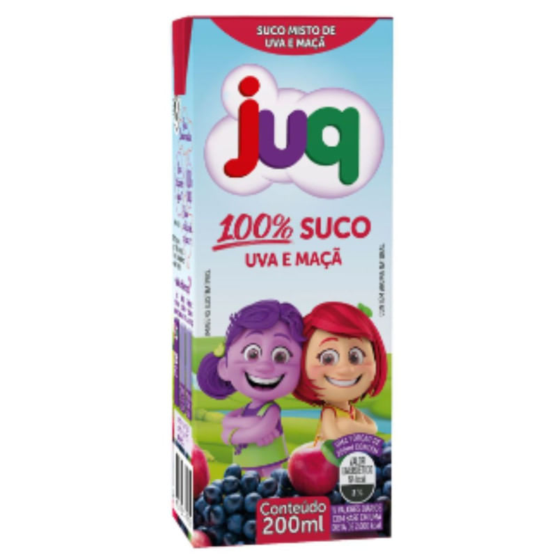 Suco Misto De Uva e Maçâ Juq 200ml