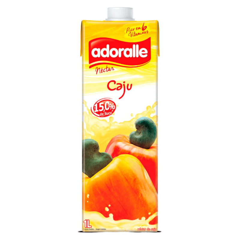 Suco Sabor Caju Adoralle Com 1L