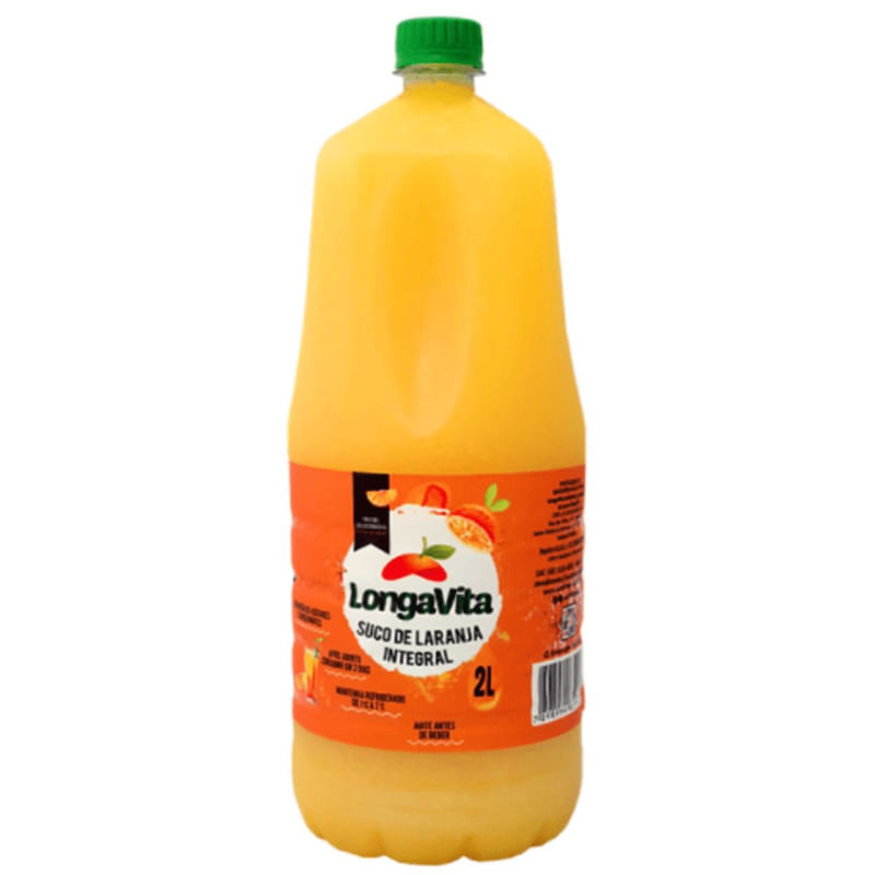 Suco de Laranja Longavita 2 Litros