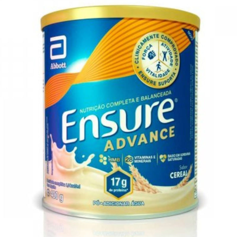 Suplemento Nutricional Ensure Advance Cereal Lata 400g