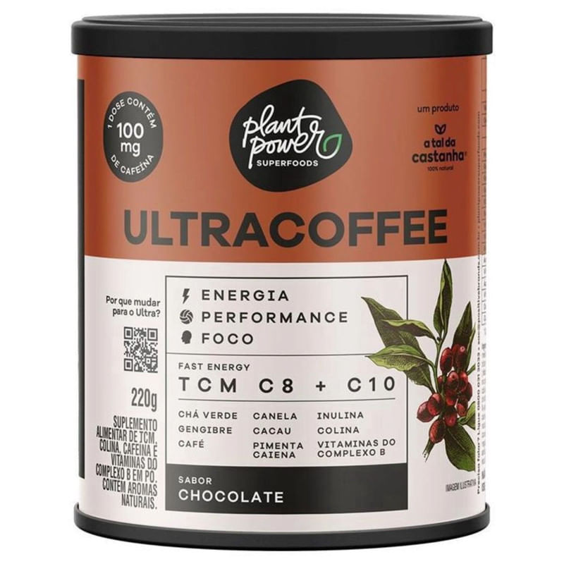 Suplemento de Chocolate UltracoffeeLata 220g