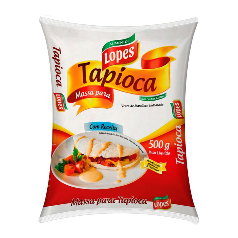 Tapioca Hidratada Semipronta Lopes Com 500g