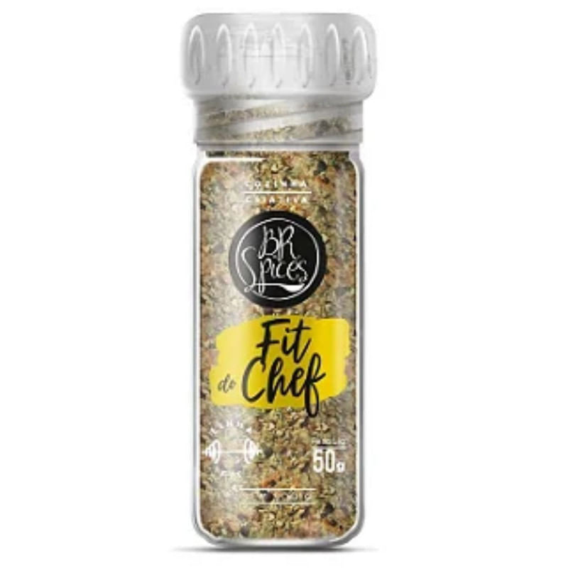 Tempero Br Spices Fit do Chef Frasco com Moedor 50g