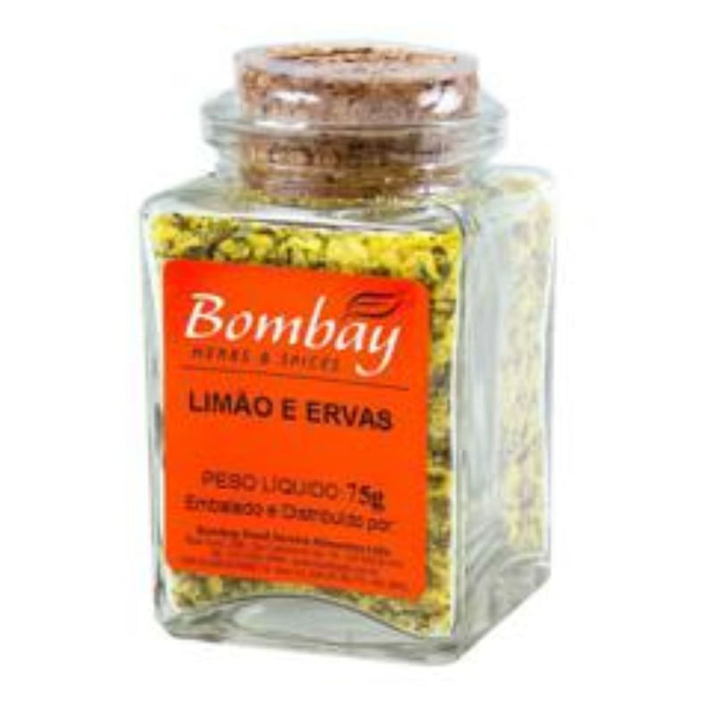 Tempero De Limão Com Ervas Verdes Bombay 75g