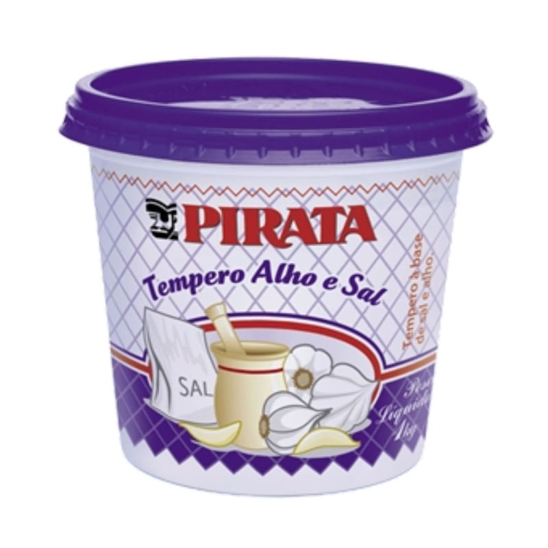 Tempero de Alho e Sal Pirata 1Kg