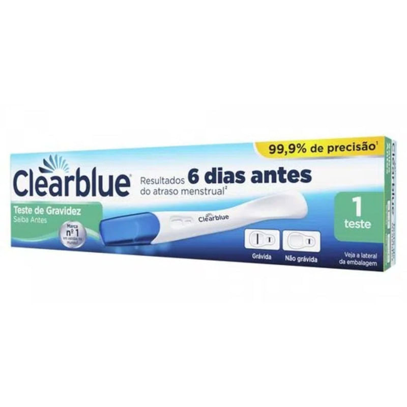 Teste de Gravidez Com 1 Unidade Clearblue