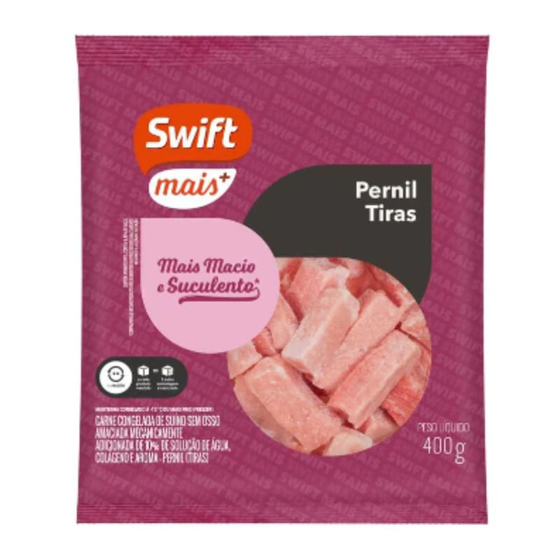 Tiras De Pernil Suíno Swift 400g