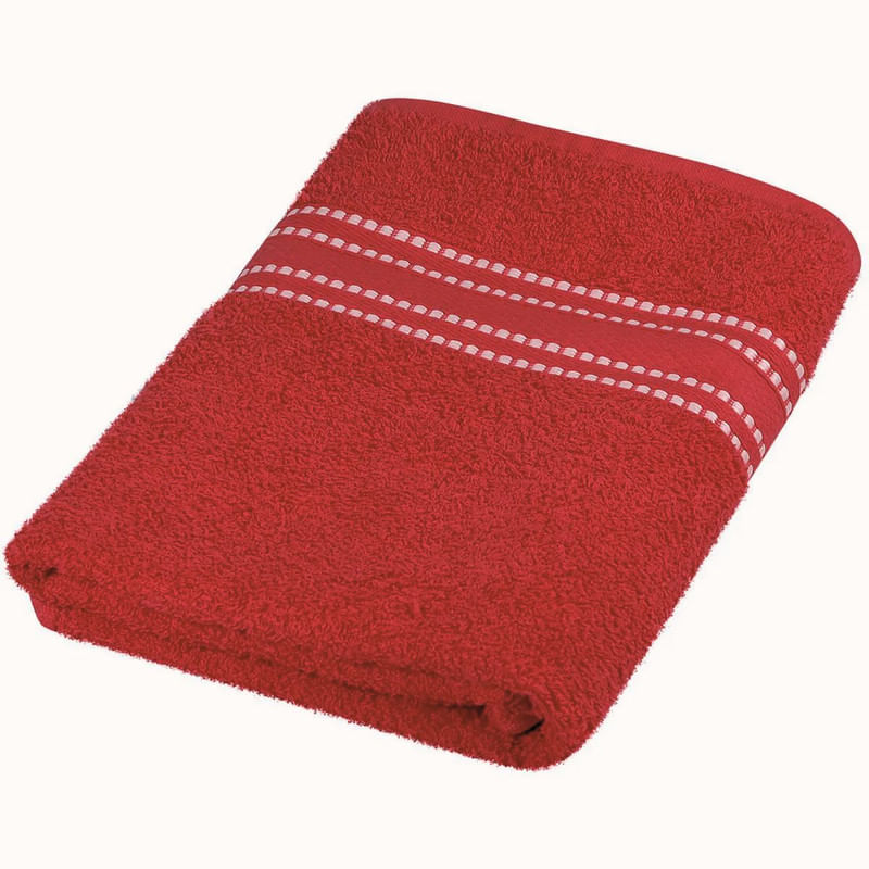 Toalha de Banho Camesa Linea Vermelho 120x62cm