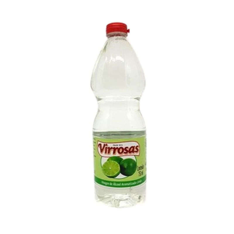 Vinagre de Álcool Aroma Limão Virrosas com 750 ml