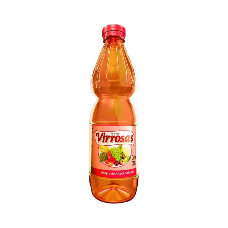 Vinagre de Álcool Colorido Virrosas com 750 ml