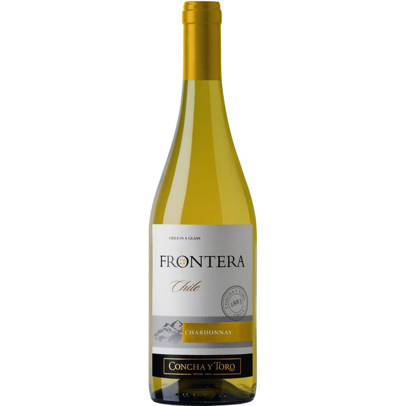 Vinho Branco Chileno Semi-Seco Concha y Toro Frontera Chardonnay Garrafa 750ml