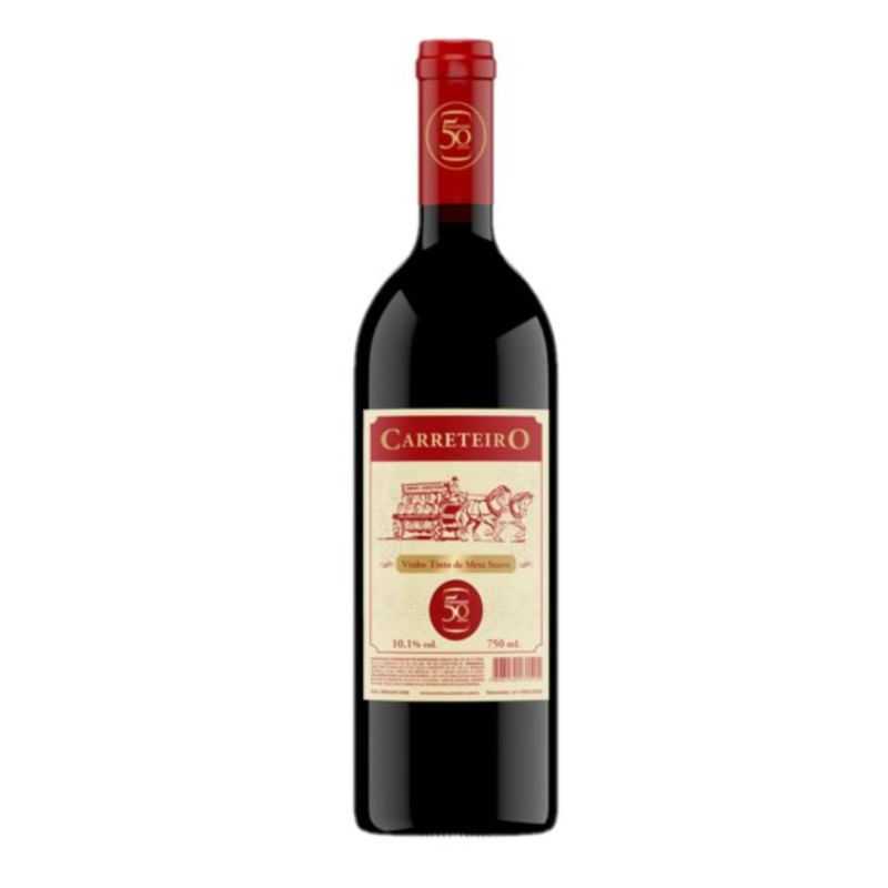 Vinho Carreteiro Tinto Suave Com 750ml