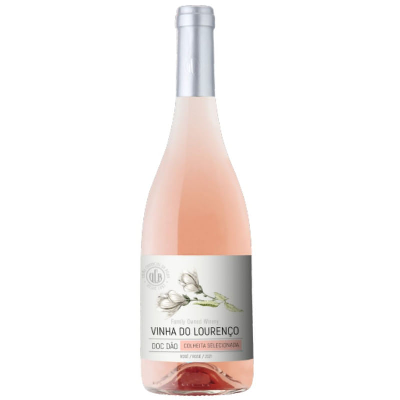 Vinho Rosé Português Colheita Selecionada D.O.C Dão Vinha do Lourenço Garrafa 750ml