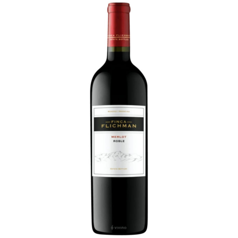 Vinho Tinto Argentino Finca Flichman Merlot Roble Garrafa 750ml