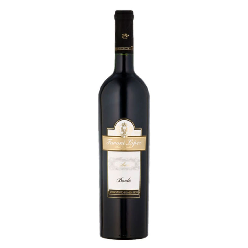 Vinho Tinto Bordo Seco Faroni Lopez Com 750ml